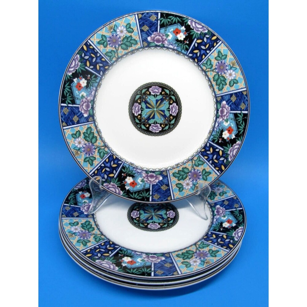 Mikasa Ultima Plus Imperial Garden 8.5" Salad Plates Set of 4